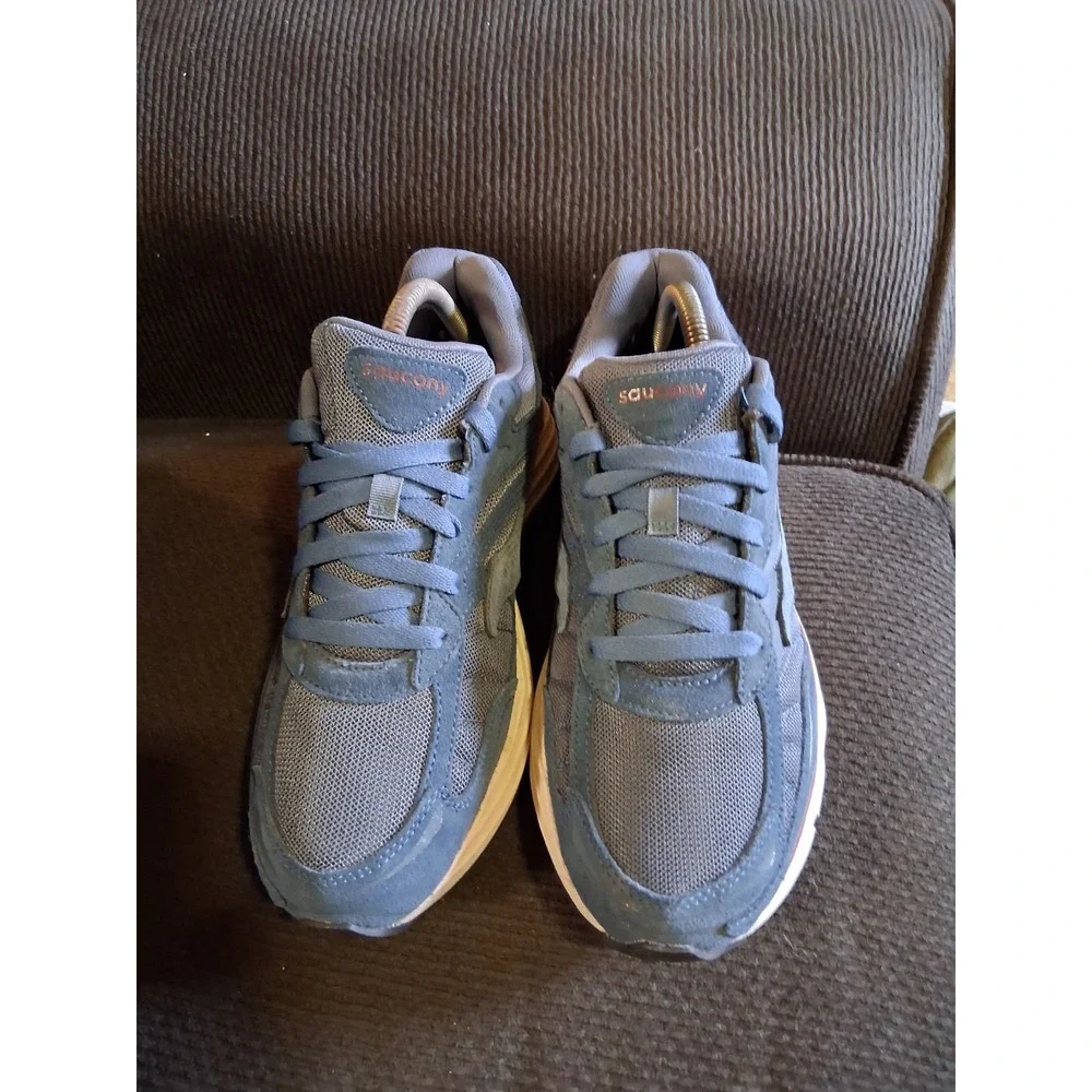 Saucony Progrid Omni 9 - Navy/Burgandy Mens‎ 8
